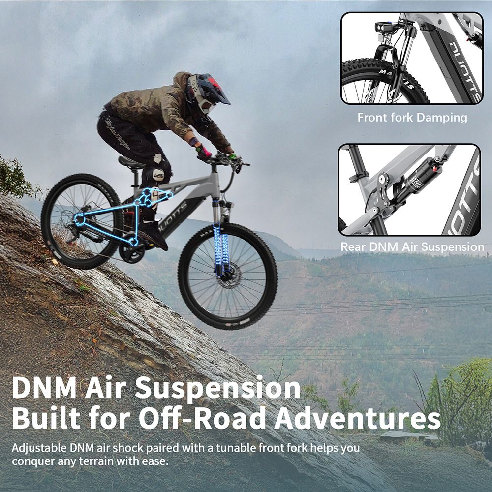 DUOTTS E29 Electric Bike 250W Motor 48V 13 5Ah Battery 27 5 inch Tires 25km/h Max Speed 90km Range Shimano Hydraulic Disc