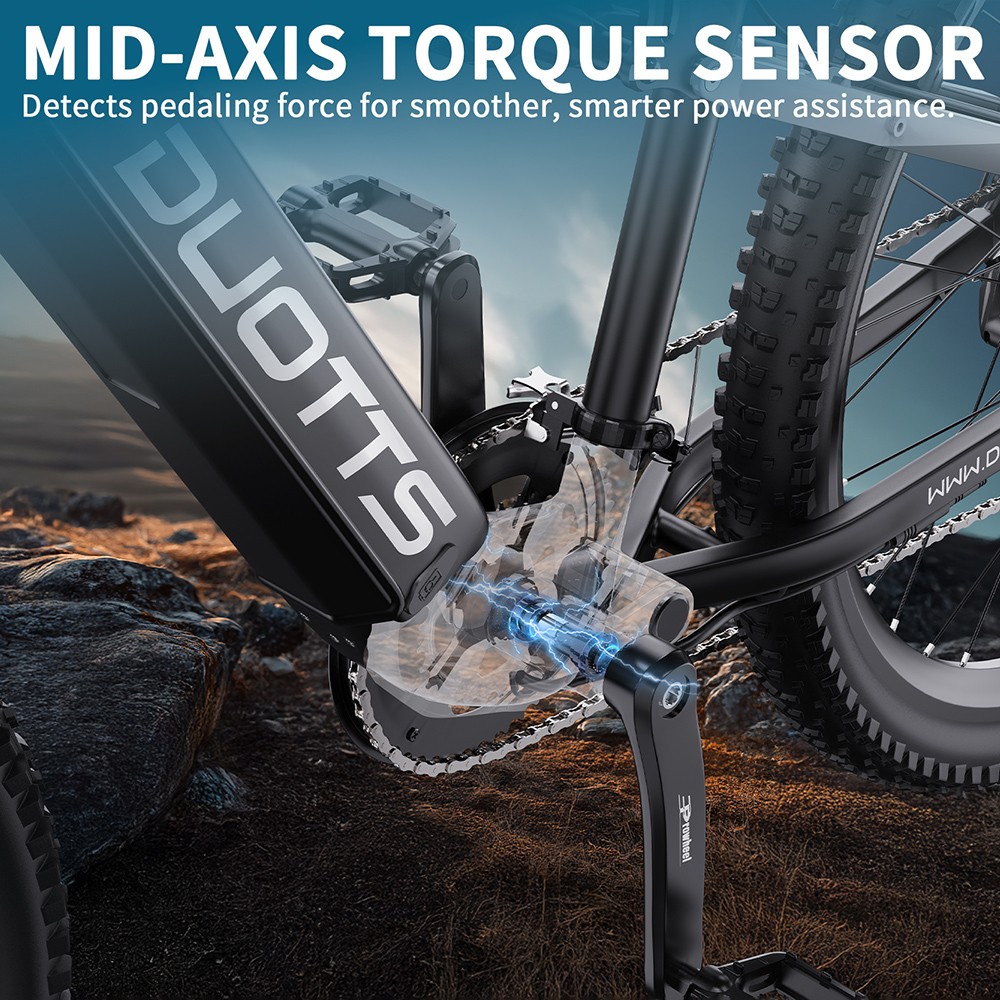 DUOTTS E29 Electric Bike 250W Motor 48V 13 5Ah Battery 27 5 inch Tires 25km/h Max Speed 90km Range Shimano Hydraulic Disc