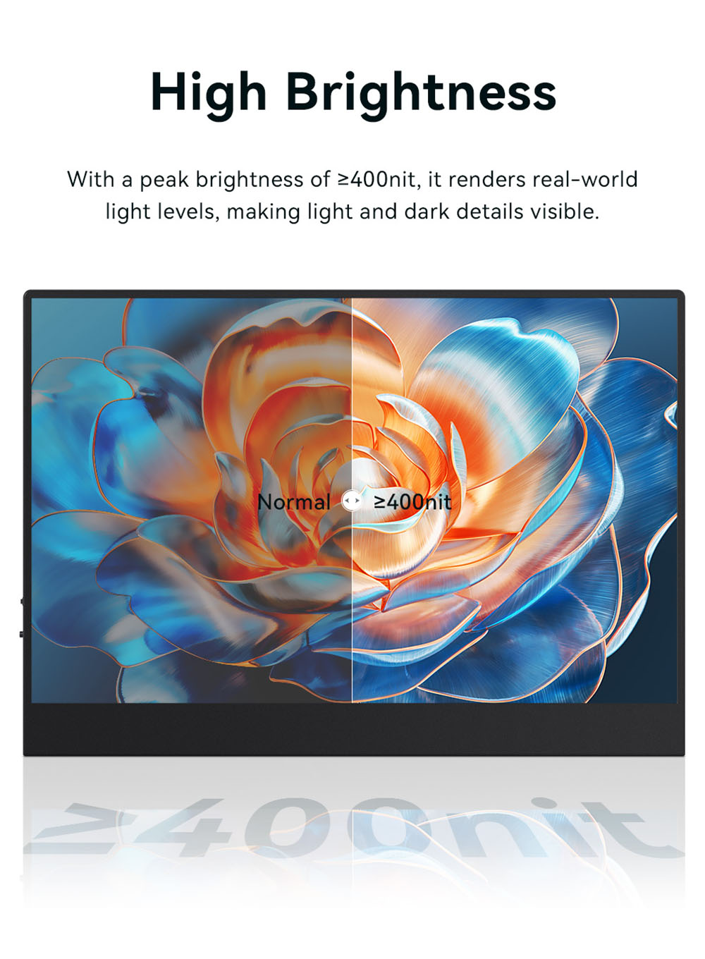 AOSIMAN 134UCT 13 4 inch Touchscreen Portable Monitor  4K UHD 3840*2400 Display  Dual Speakers  178° Full Viewing  Low Blue Li