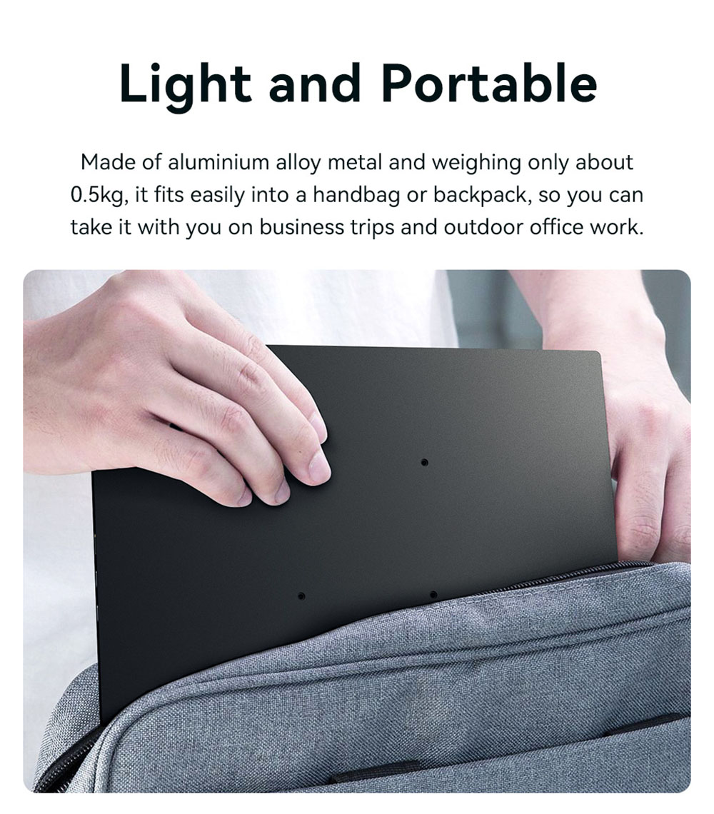 AOSIMAN 134UCT 13 4 inch Touchscreen Portable Monitor  4K UHD 3840*2400 Display  Dual Speakers  178° Full Viewing  Low Blue Li