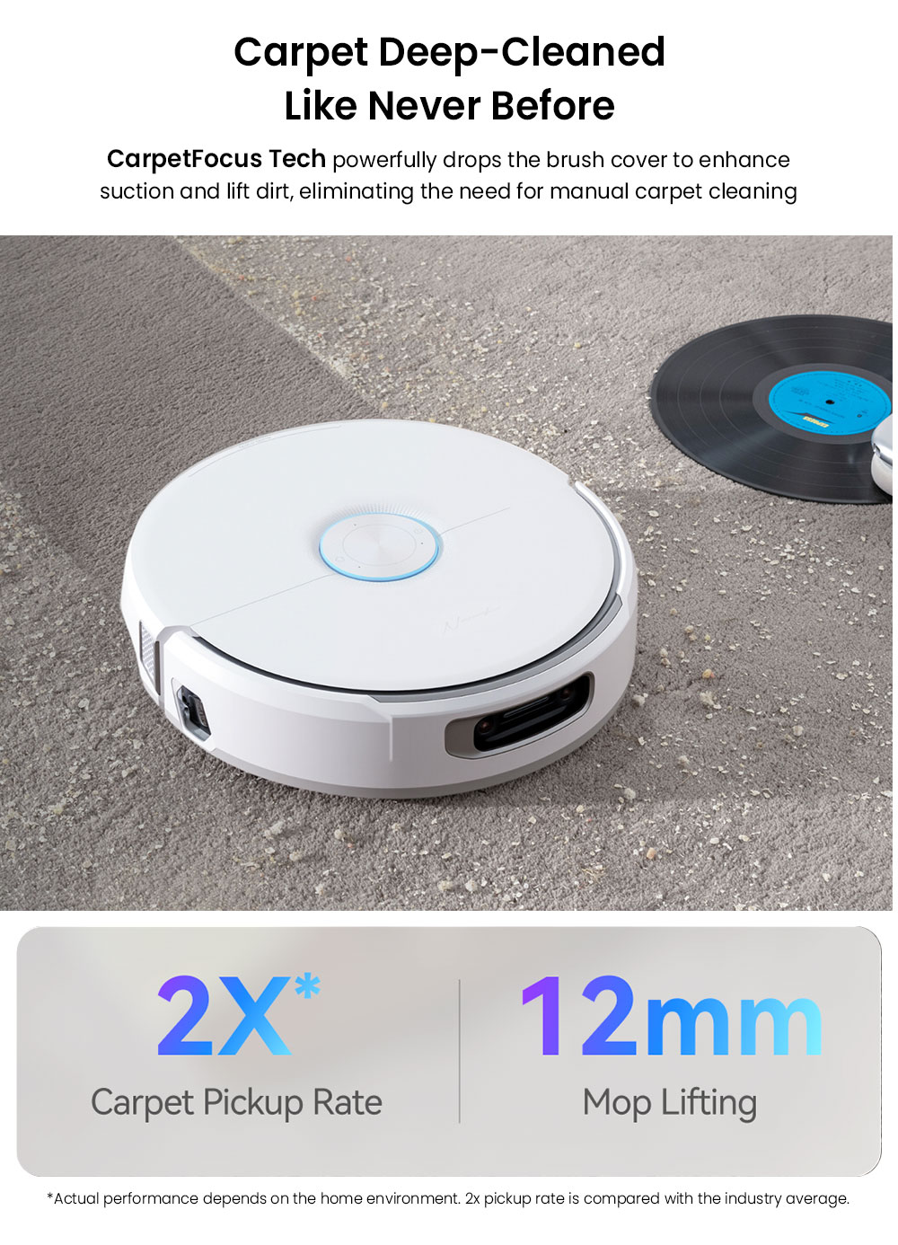 Narwal Flow Robot Vacuum Cleaner 22000Pa Hyper Suction  Real-Time Self-Cleaning  AI-Powered Obstacle Avoidance  Ideal for Pet H