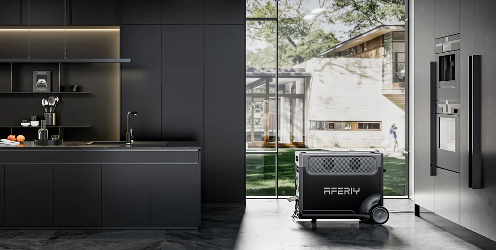 AFERIY P310 Portable Power Station with Expandable Capacity 3600W 3840Wh Gray