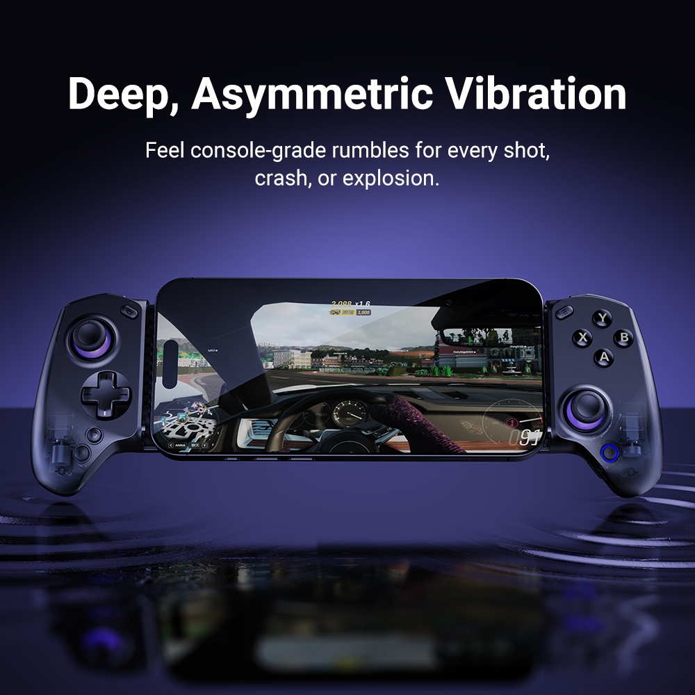abxylute S8 Wireless Mobile Game Controller  Compatible with iPhone 17 Series  Android  Tablets  Switch 1/2  Extending up to 21