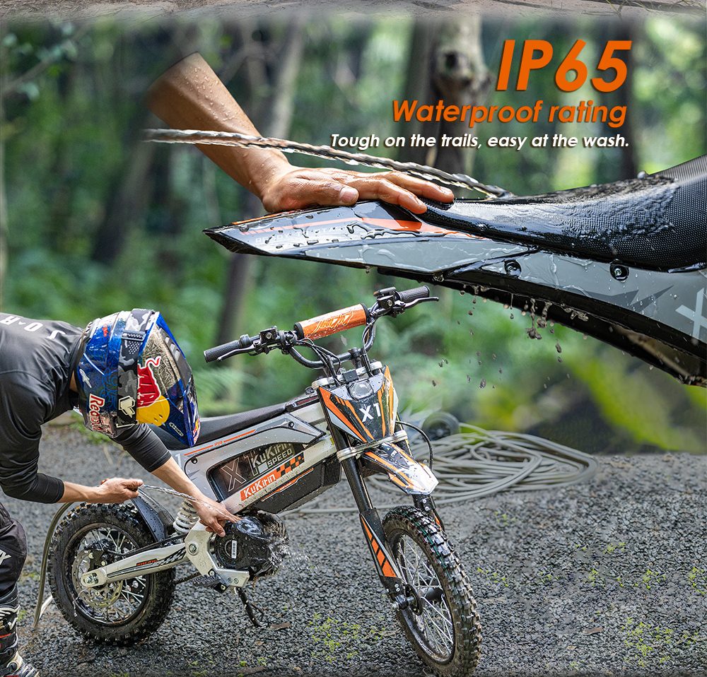 Kukirin X1 Electric Motorcycle  1000W Motor  48V 20 8Ah Battery  14 inch Front