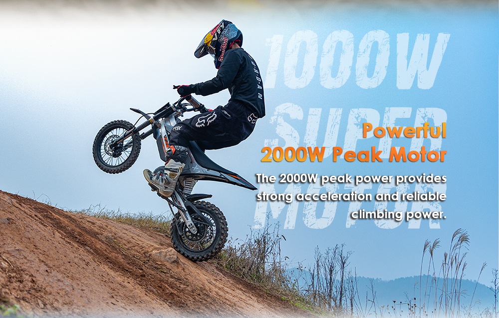 Kukirin X1 Electric Motorcycle  1000W Motor  48V 20 8Ah Battery  14 inch Front