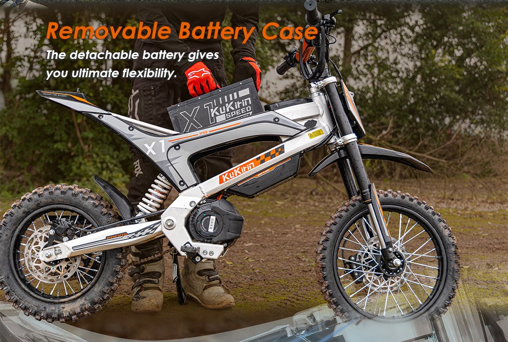 Kukirin X1 Electric Motorcycle  1000W Motor  48V 20 8Ah Battery  14 inch Front