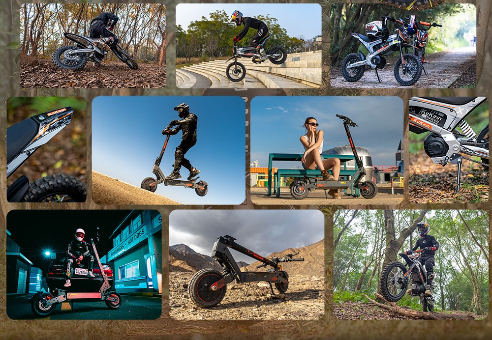 Kukirin X1 Electric Motorcycle  1000W Motor  48V 20 8Ah Battery  14 inch Front