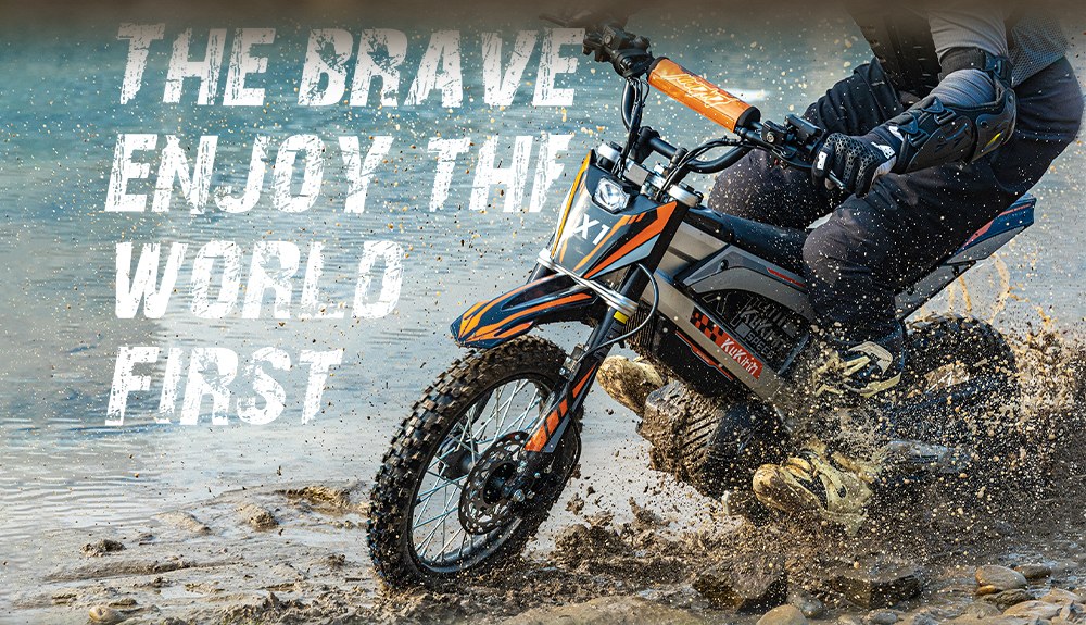 Kukirin X1 Electric Motorcycle  1000W Motor  48V 20 8Ah Battery  14 inch Front