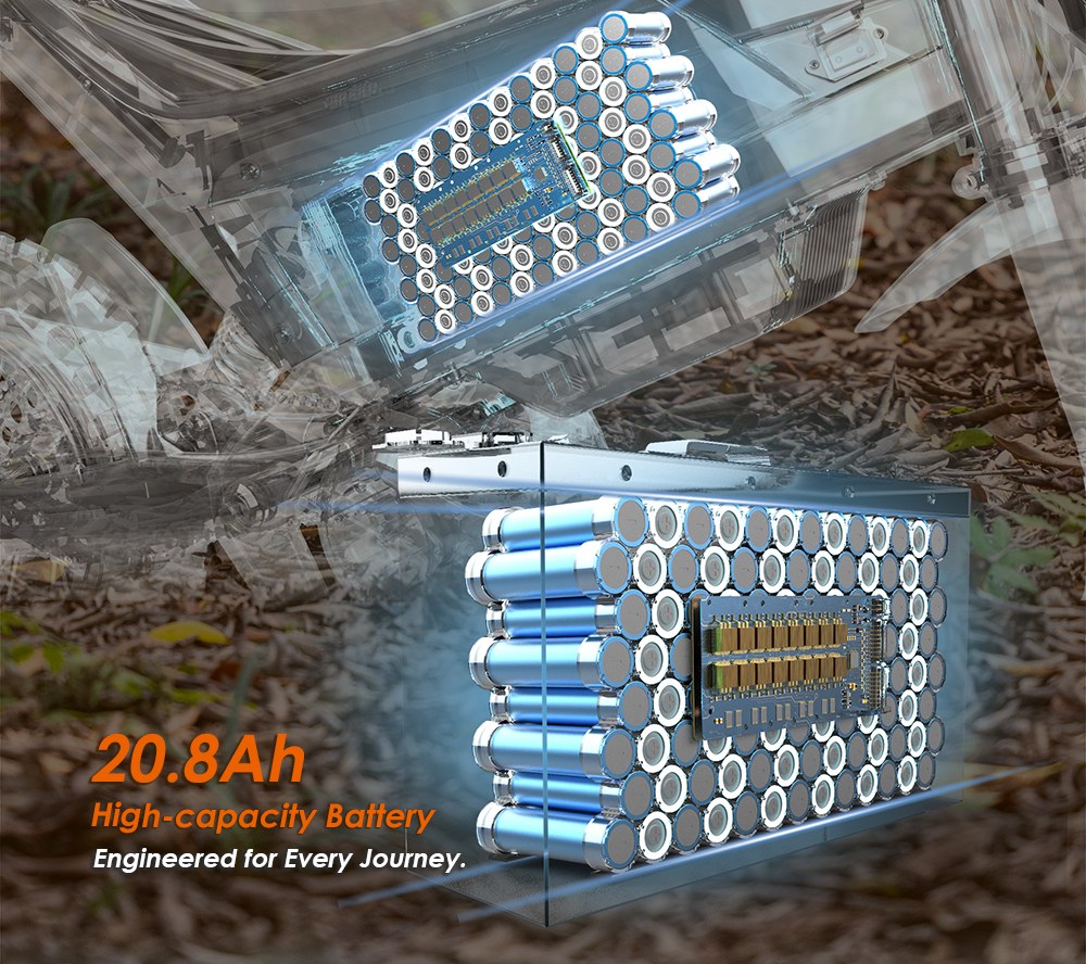 Kukirin X1 Electric Motorcycle  1000W Motor  48V 20 8Ah Battery  14 inch Front