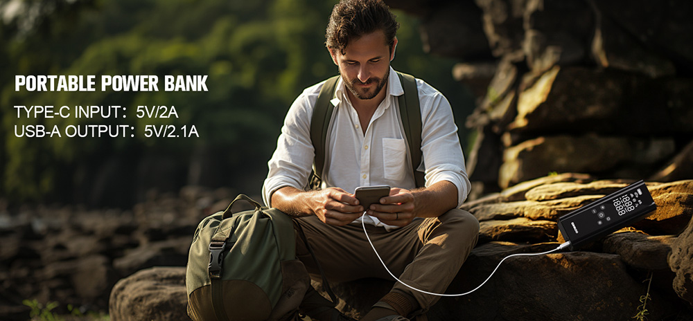 GOOLOO GT150 Portable Tire Inflator 150PSI Cordless Air Compressor 7500mAh Battery 5 Inflation Modes 4X Faster Tire Pump P