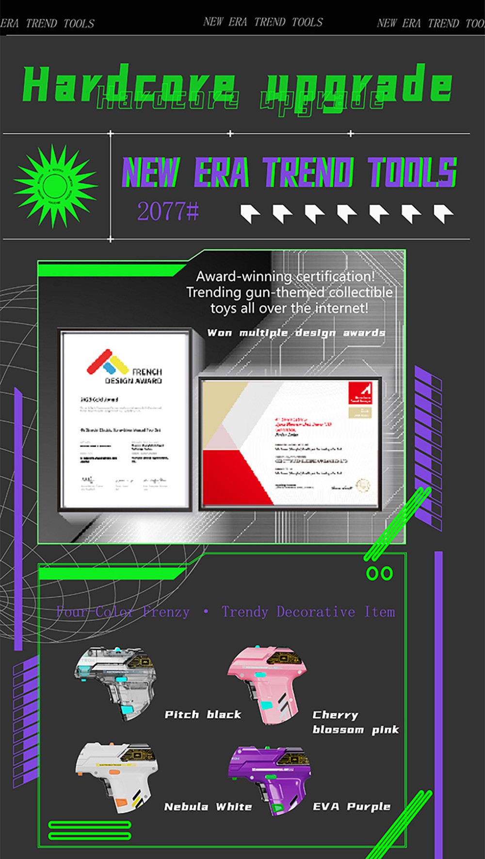 MECHTRON TL-G007S Lite Hammer Drill 8V Dual-Speed 15N m Torque 2000mAh Removable Battery Smart AI Control 2-in-1 Electric