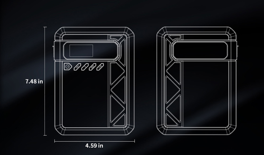 VTOMAN X4 2500A 12V Car Jump Starter  10000mAh Power Bank  150PSI Air Compressor  LED Flashlight  For 8 5L Gas and 6L Diesel En