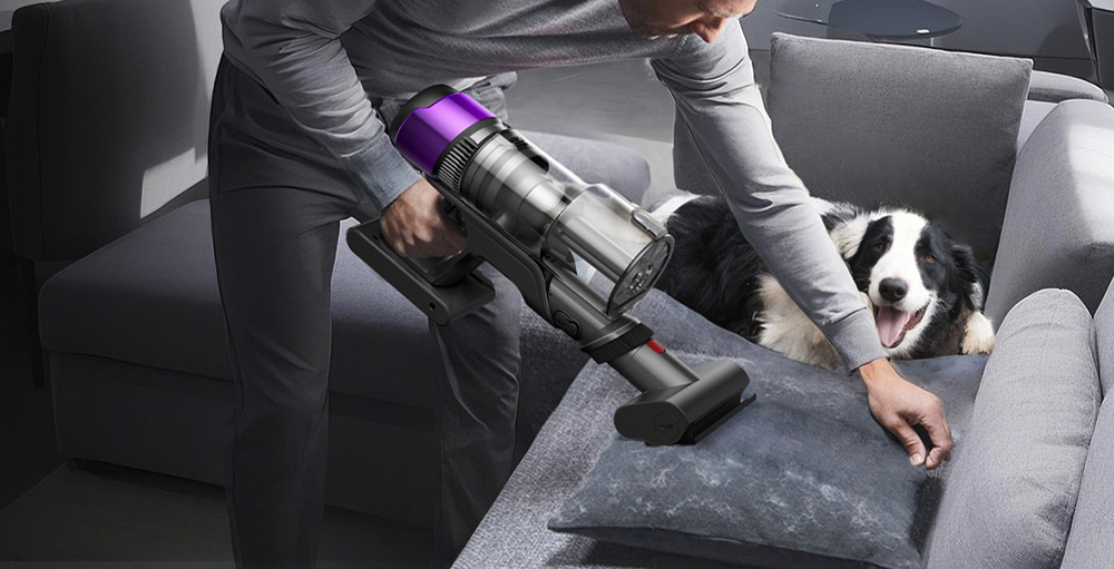 Ultenic U20 Cordless Stick Vacuum  55 000Pa Suction  1 5L Dustbin  60-Min Runtime  65cm Bendable Wand  7-Stage Filtration  Dyna