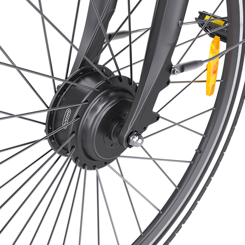CITY 1 3-18 Electric Bike 250W Motor 37V 14Ah Battery 700*40C Tires 25km/h Max Speed 45km Range Front