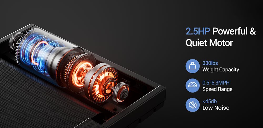 ROBORE X5F Foldable Treadmill with 14% Incline  2 5HP Quiet Motor  10km/h Max Speed  150kg Load  3-Level Incline  LED Display