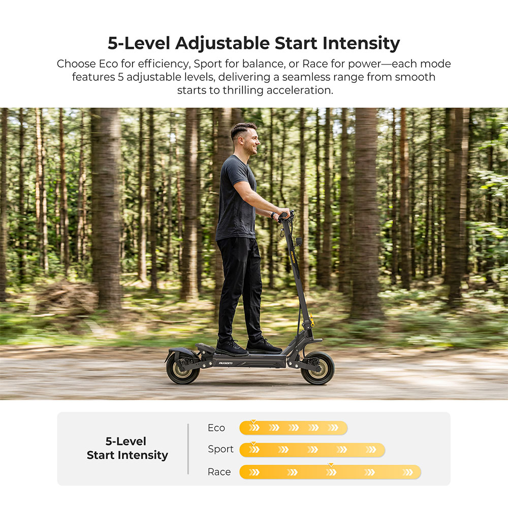 Ausom Gosoul 2 Dual Motor Electric Scooter 2200W 48V 13 5Ah-EU Plug