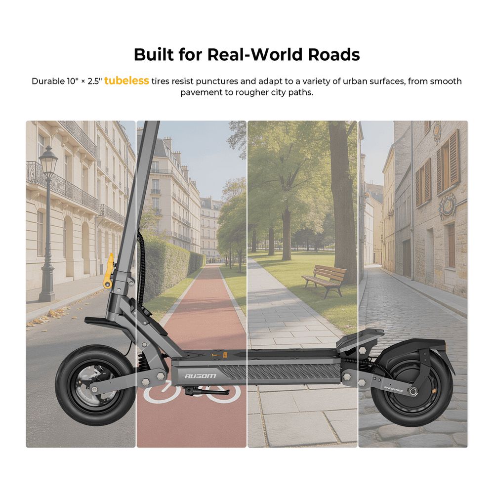 Ausom Gosoul 2 EU-Plug 48V 13Ah E-Scooter