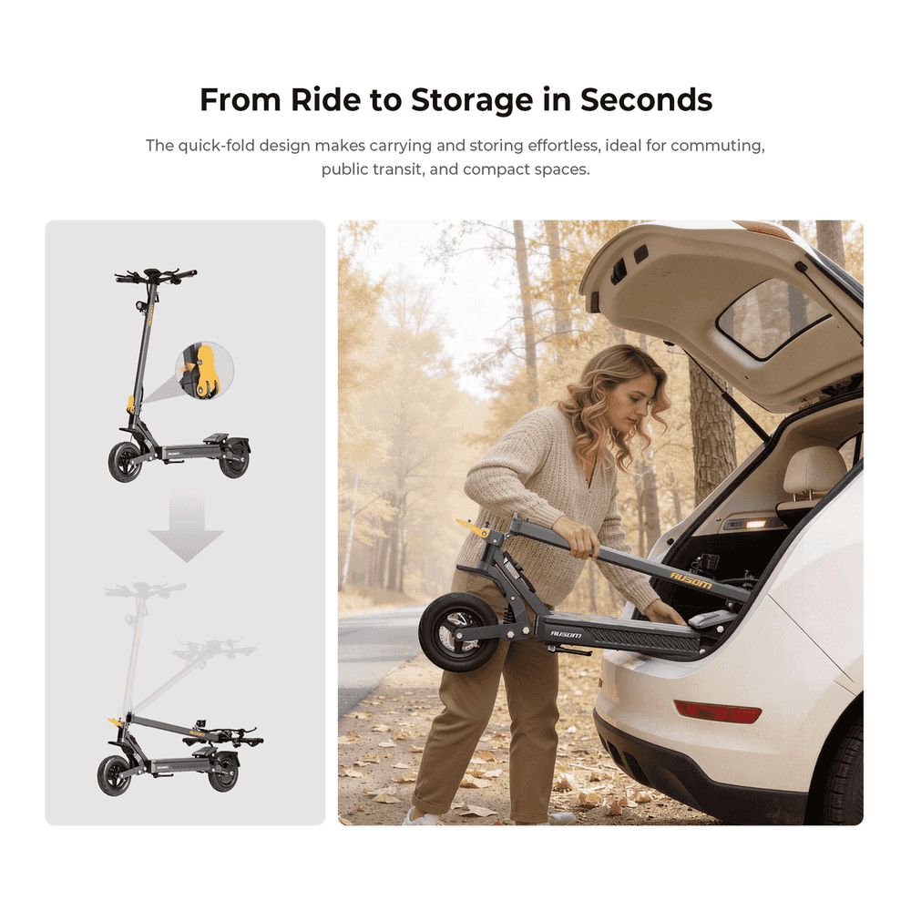 Ausom Gosoul 2 EU-Plug 48V 13Ah E-Scooter