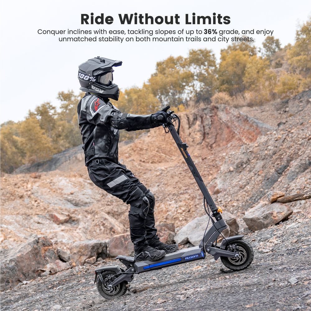 Ausom DT2 Pro 52V 23 4Ah E-Scooter-EU-Plug