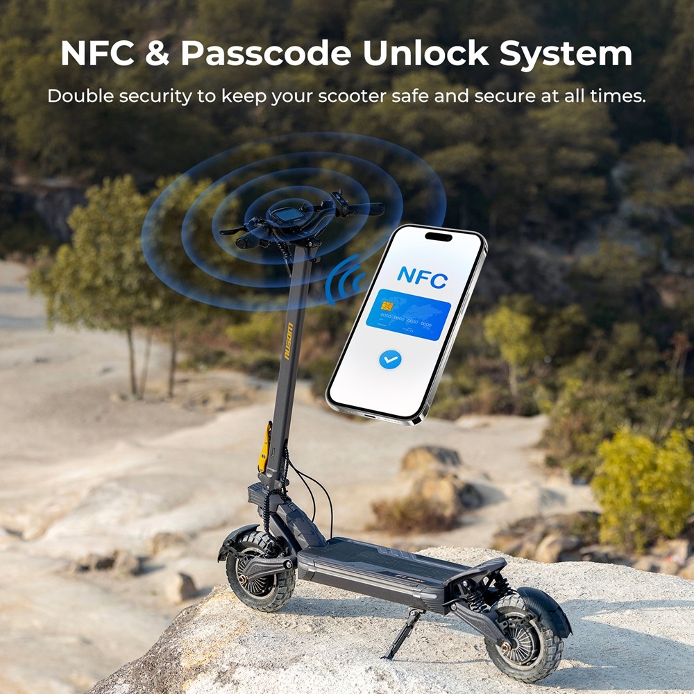 Ausom F1 Max 60V 20 8Ah E-Scooter-EU-Plug