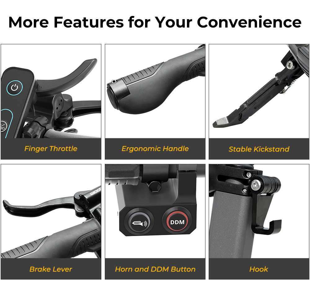 Ausom F1 Max 60V 20 8Ah E-Scooter-EU-Plug