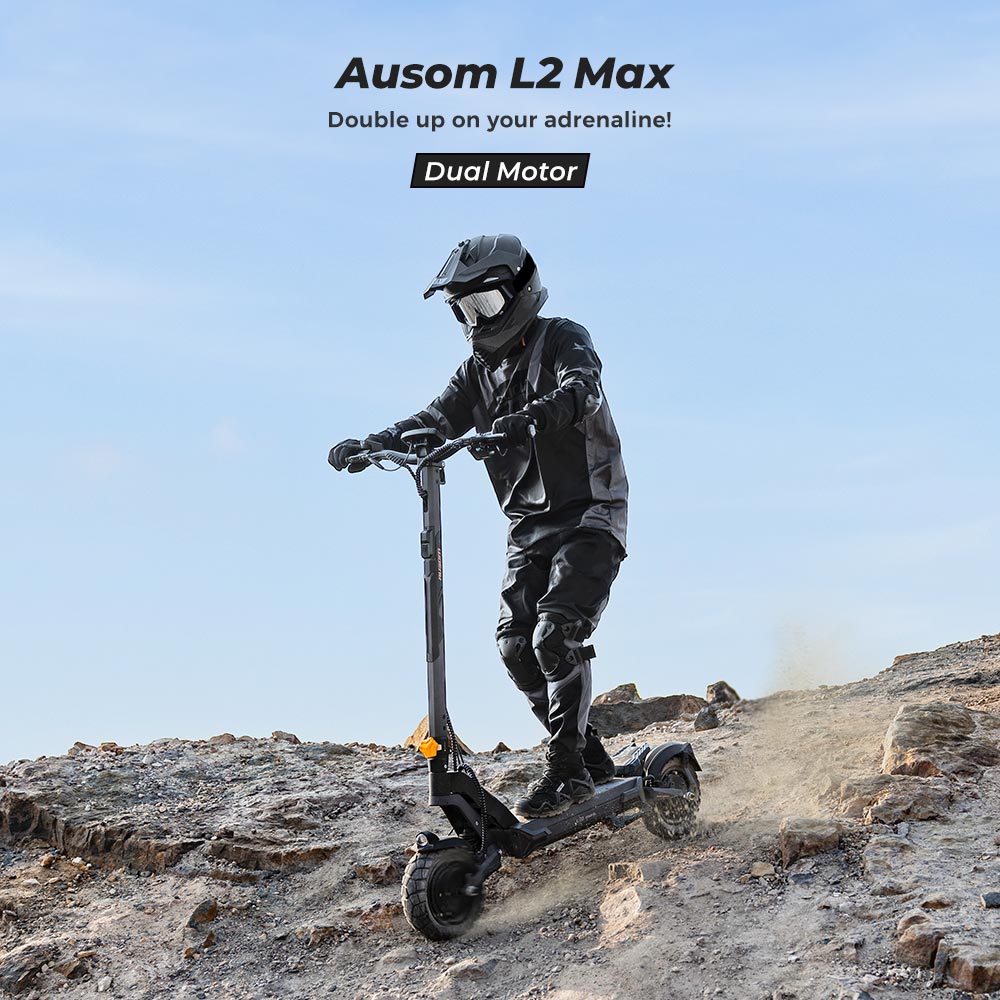 Ausom L2 Max Dual Motor 48V 20 8Ah E-Scooter-EU-Plug