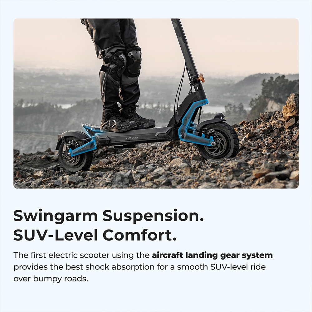 Ausom L2 Max Dual Motor 48V 20 8Ah E-Scooter-EU-Plug