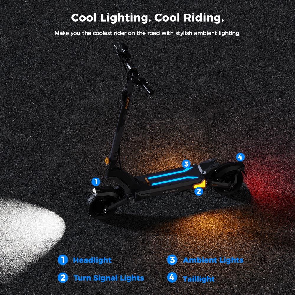 Ausom L2 Max Dual Motor 48V 20 8Ah E-Scooter-EU-Plug
