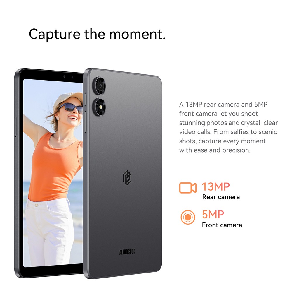 ALLDOCUBE iPlay 70 Mini Pro Android 15 Tablet  8 4 inch 1200*1920 90Hz IPS Screen  MTK MT8791 8 Cores  8GB RAM 128GB ROM  13MP