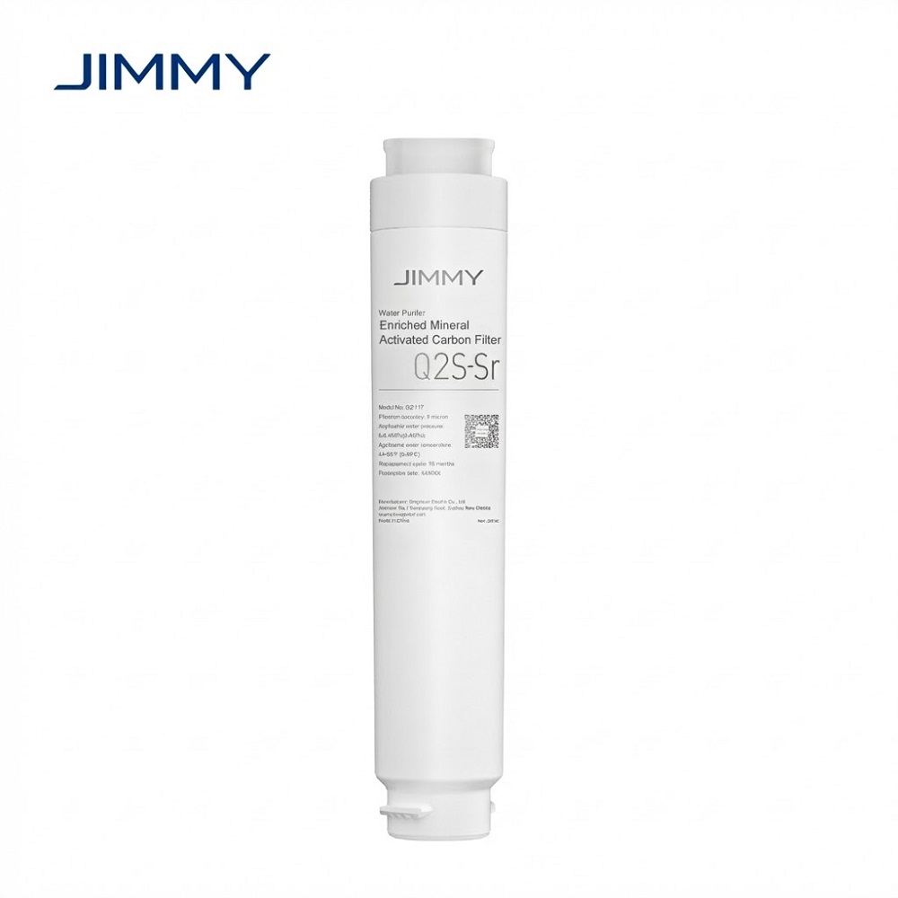 Filtre JIMMY 3 filtre à charbon actif enrichi en minéraux modèle Q2S-Sr pour les modèles R9/R9 Pro/M9 Pro