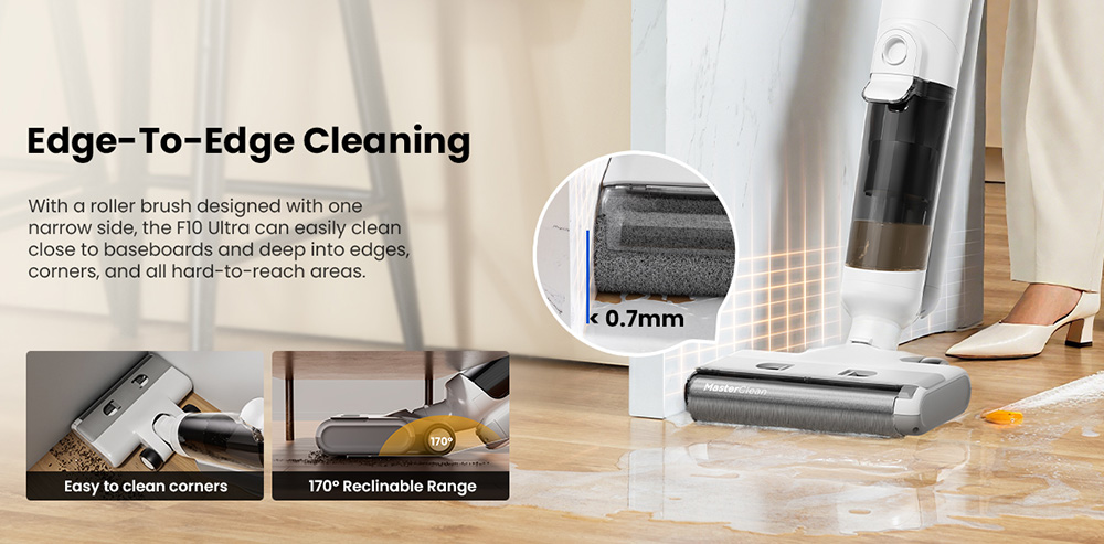 Proscenic F10 Ultra 3-in-1 Cordless Vacuum Cleaner  Wet