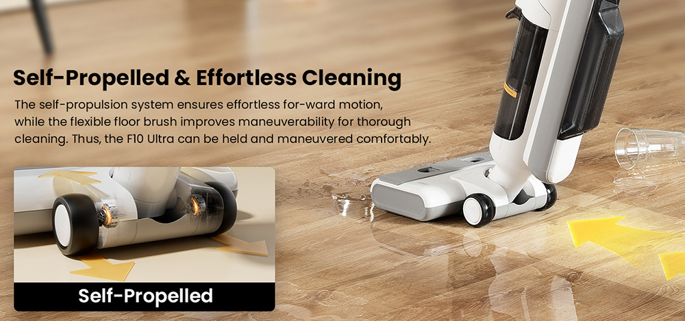 Proscenic F10 Ultra 3-in-1 Cordless Vacuum Cleaner  Wet