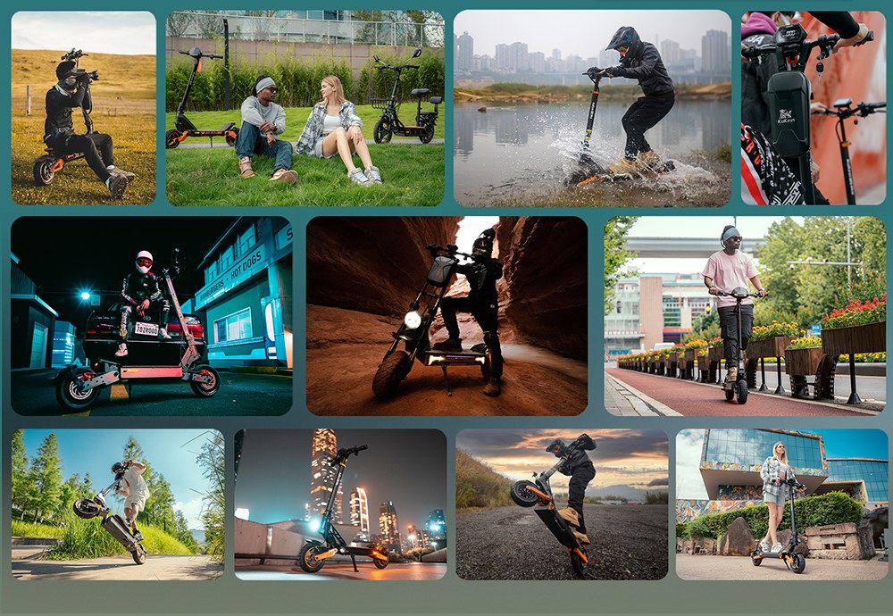 KuKirin G2 Pro ABE Electric Scooter  500W Motor  48V 15 6Ah Battery  9-Inch Vacuum Tires  20km/h Max Speed  65km Range  Dual Di