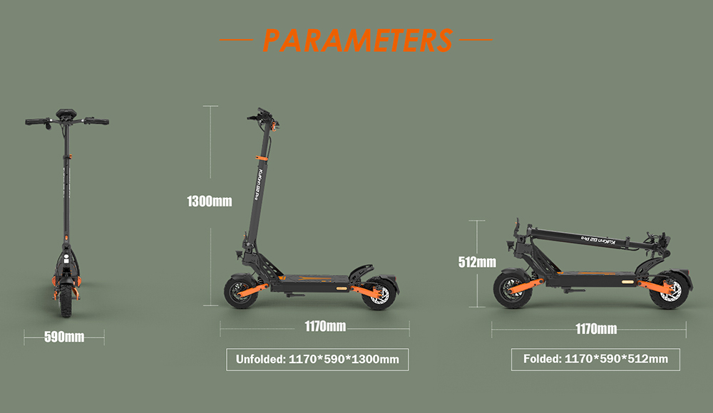 KuKirin G2 Pro ABE Electric Scooter  500W Motor  48V 15 6Ah Battery  9-Inch Vacuum Tires  20km/h Max Speed  65km Range  Dual Di