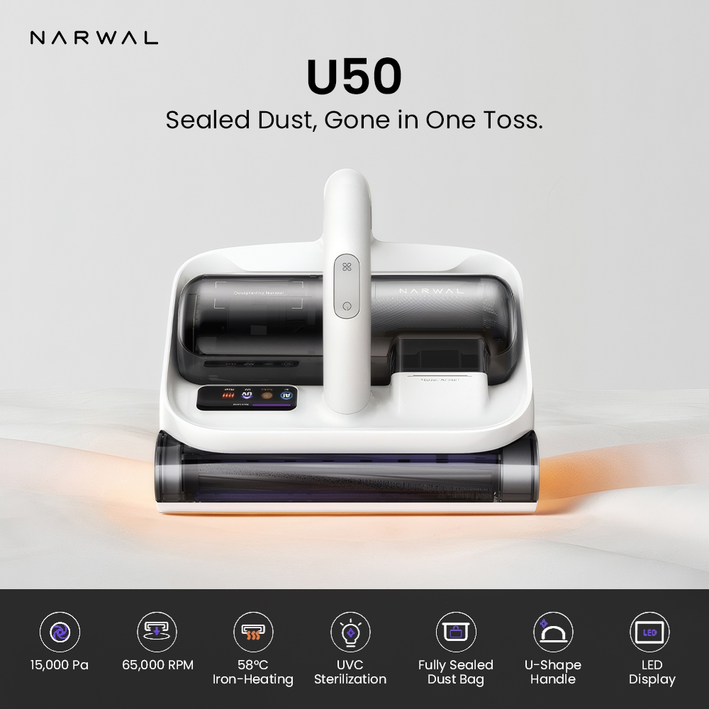 Narwal U50 Smart Bed Mattress vacuum cleaner 450W 15Kpa