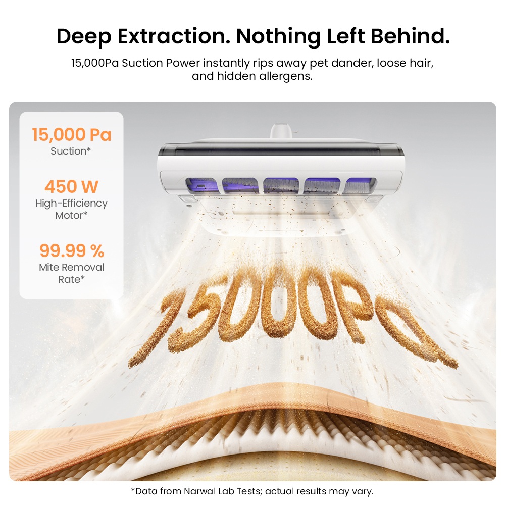 Narwal U50 Smart Bed Mattress vacuum cleaner 450W 15Kpa