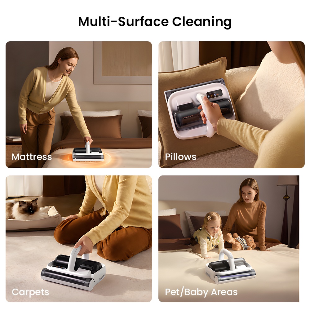 Narwal U50 Pro Smart Mattress vacuum cleaner Power 150W Suction 16KPA 2000mAh Working time 37min