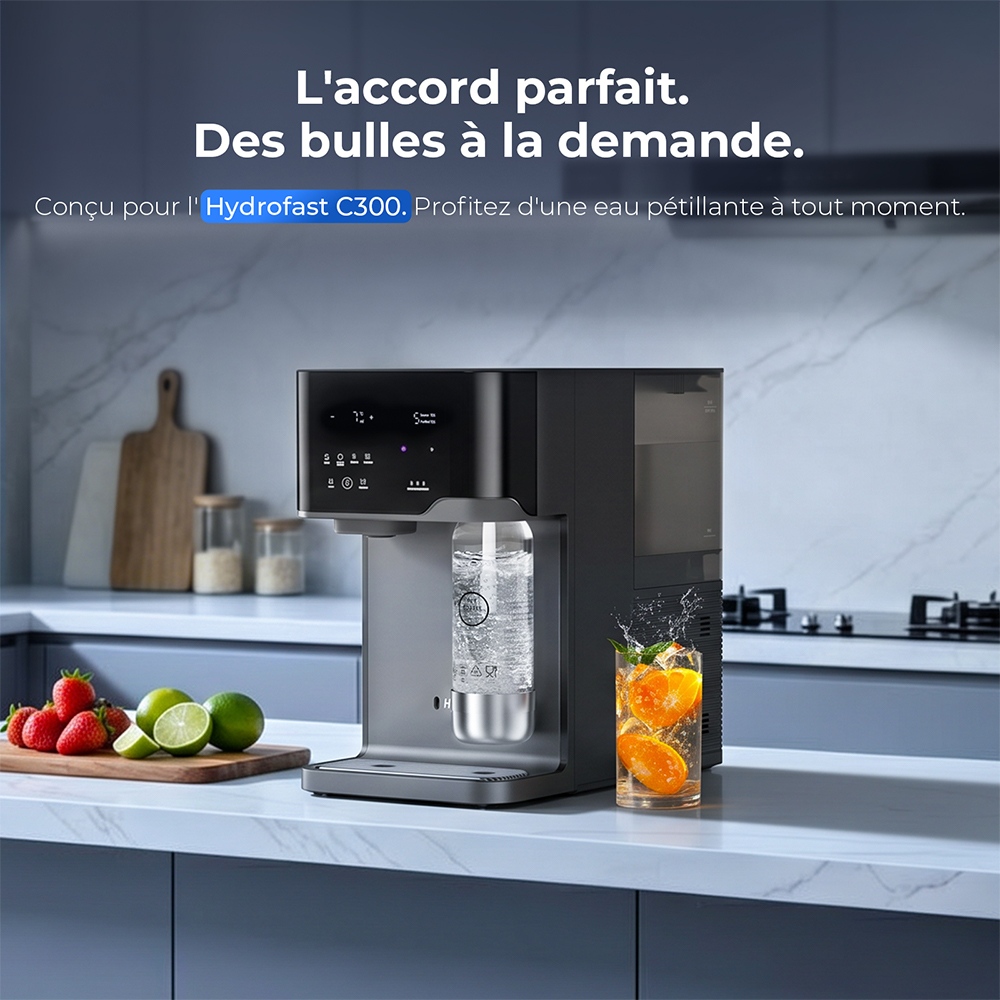 Bouteille à bulles pour animaux Hydrofast BUB01 Compatible avec C300