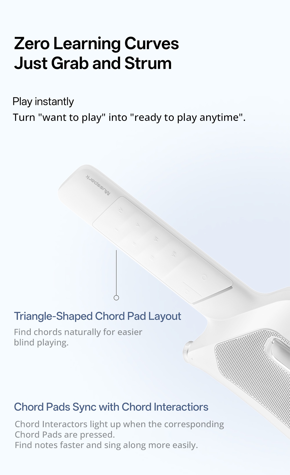 Musspark S1 Mini Ai Smart Guitar