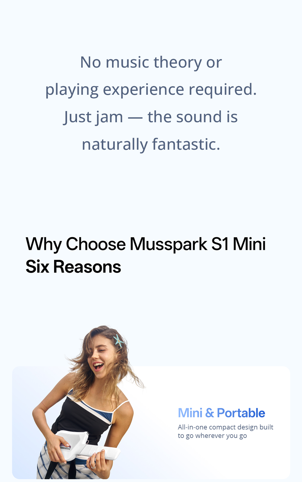 Musspark S1 Mini Ai Smart Guitar