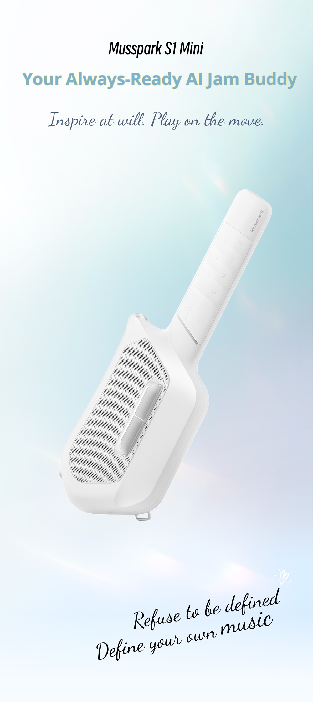 Musspark S1 Mini Ai Smart Guitar