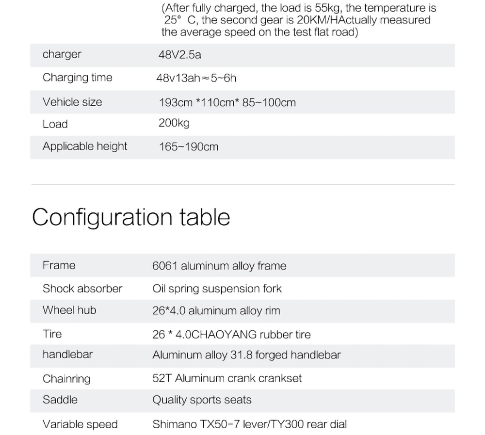 GOGOBEST GF600 Electric Bike 48V 13Ah Battery 1000W Motor 26x4 0 inch Fat Tire Aluminum Alloy Frame Shimano 7-speed