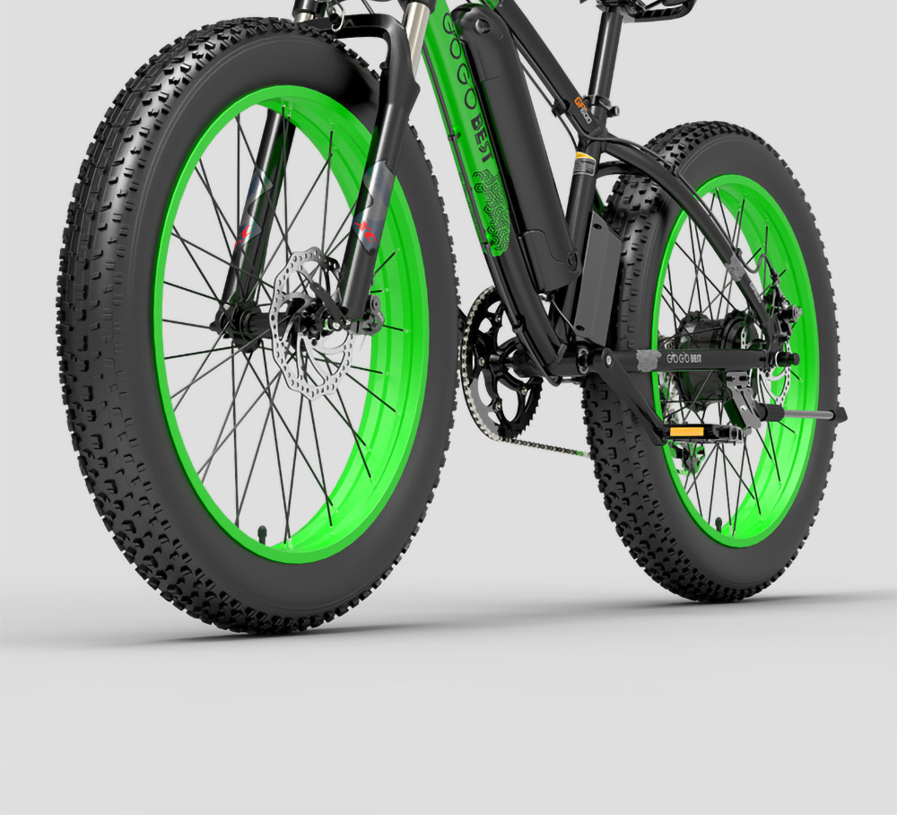 GOGOBEST GF600 Electric Bike 48V 13Ah Battery 1000W Motor 26x4 0 inch Fat Tire Aluminum Alloy Frame Shimano 7-speed