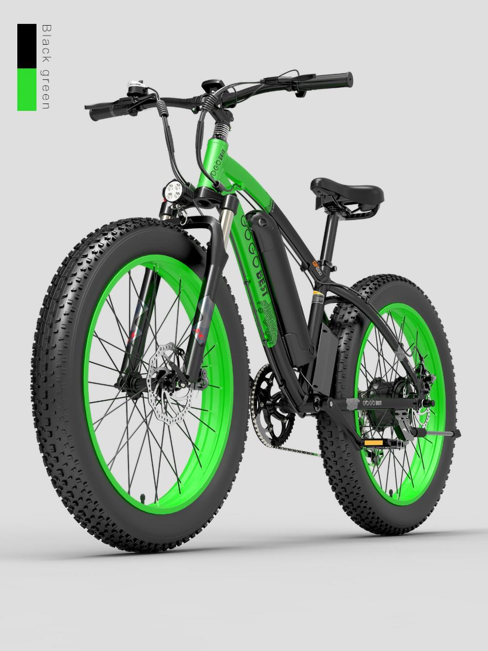 GOGOBEST GF600 Electric Bike 48V 13Ah Battery 1000W Motor 26x4 0 inch Fat Tire Aluminum Alloy Frame Shimano 7-speed