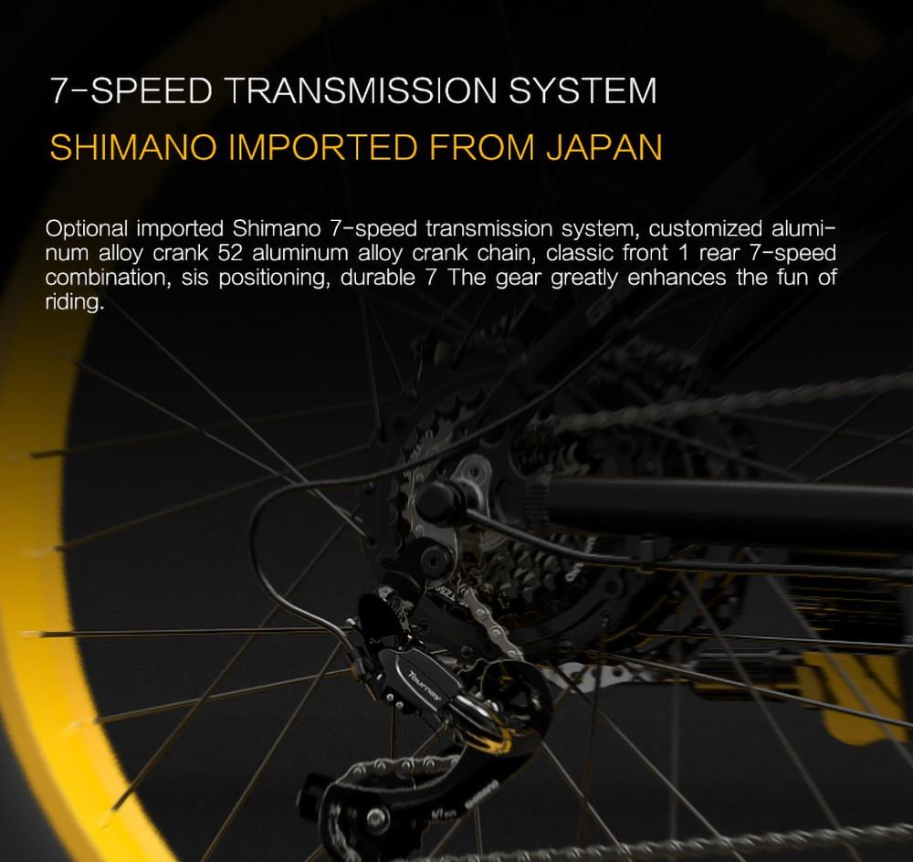 GOGOBEST GF600 Electric Bike 48V 13Ah Battery 1000W Motor 26x4 0 inch Fat Tire Aluminum Alloy Frame Shimano 7-speed