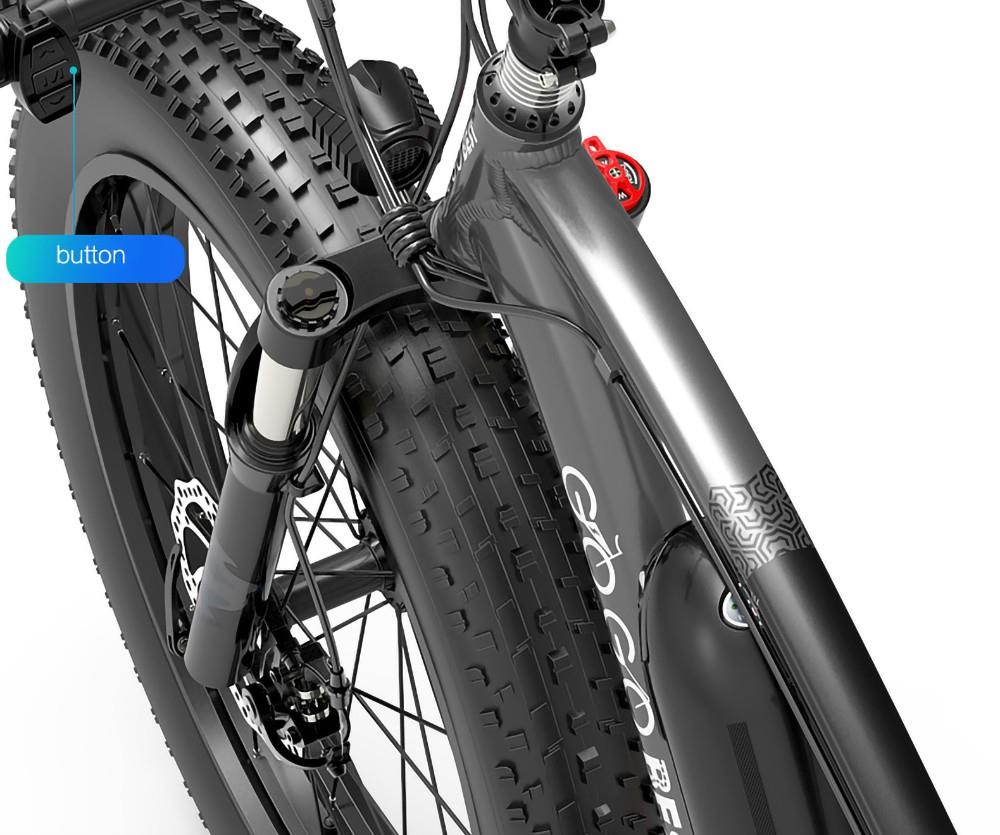 GOGOBEST GF600 Electric Bike 48V 13Ah Battery 1000W Motor 26x4 0 inch Fat Tire Aluminum Alloy Frame Shimano 7-speed