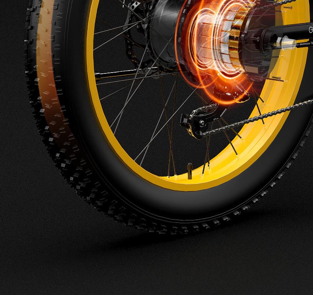 GOGOBEST GF600 Electric Bike 48V 13Ah Battery 1000W Motor 26x4 0 inch Fat Tire Aluminum Alloy Frame Shimano 7-speed