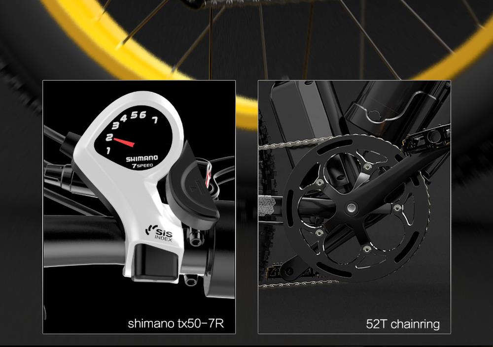 GOGOBEST GF600 Electric Bike 48V 13Ah Battery 1000W Motor 26x4 0 inch Fat Tire Aluminum Alloy Frame Shimano 7-speed