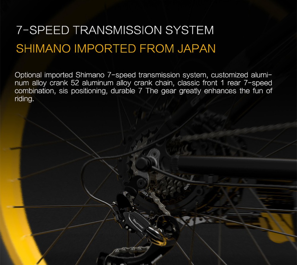 GOGOBEST GF600 Electric Bike 48V 13Ah Battery 1000W Motor 26x4 0 inch Fat Tire Aluminum Alloy Frame Shimano 7-speed