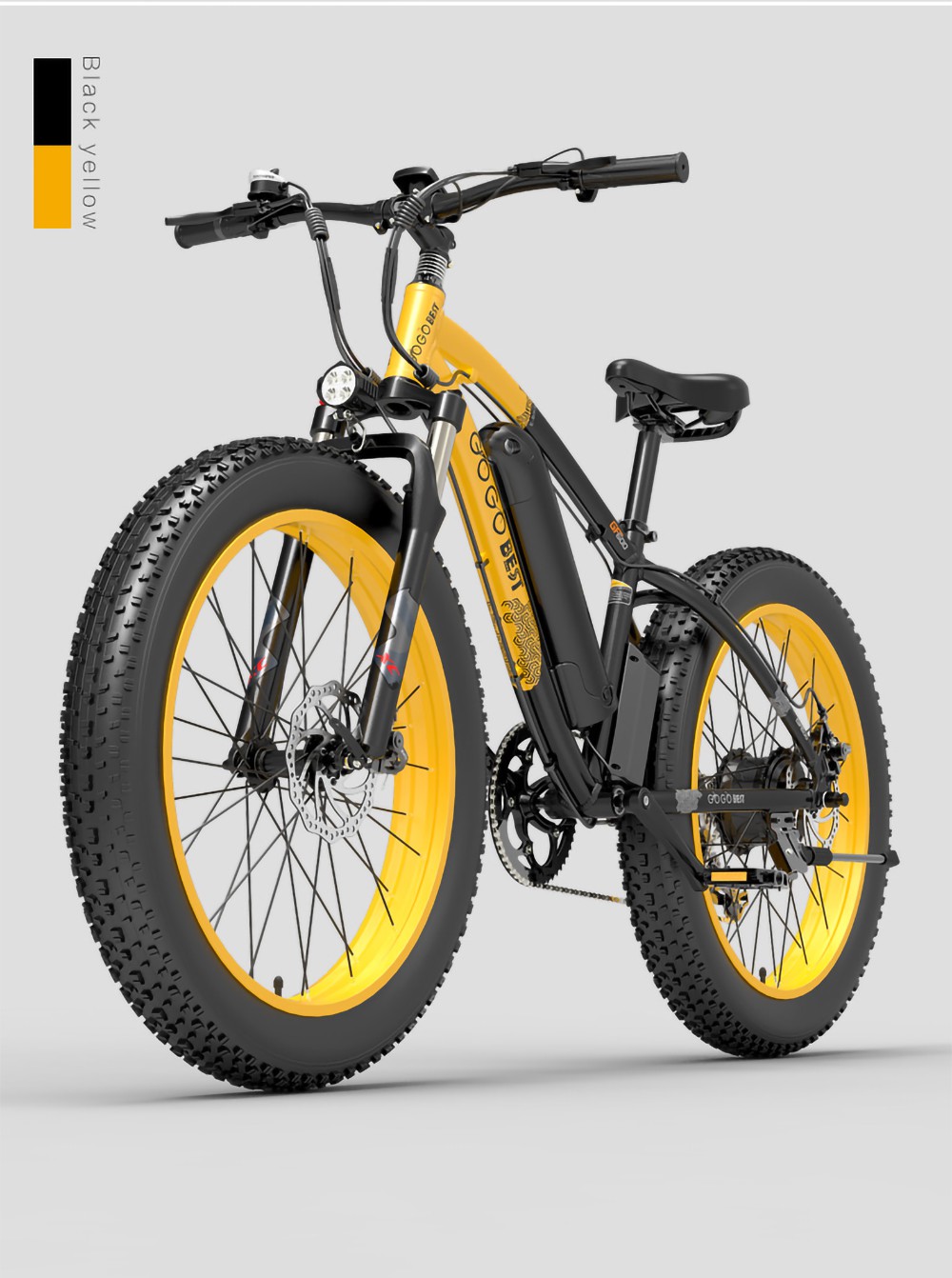 GOGOBEST GF600 Electric Bike 48V 13Ah Battery 1000W Motor 26x4 0 inch Fat Tire Aluminum Alloy Frame Shimano 7-speed